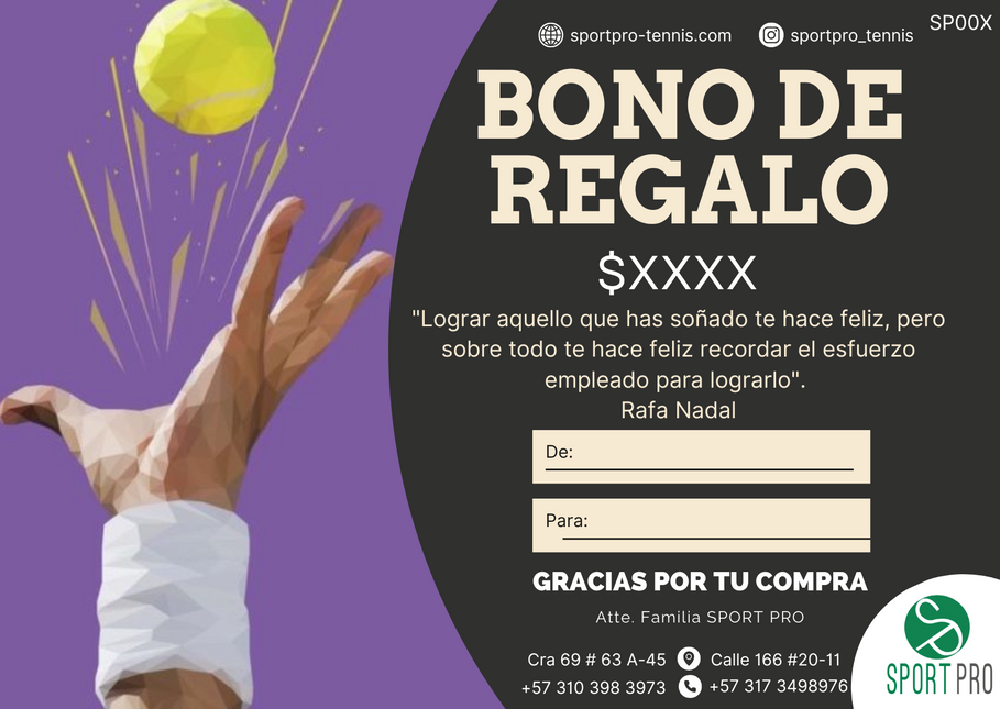 Bono de regalo