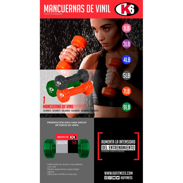 Mancuerna de Vinil K6