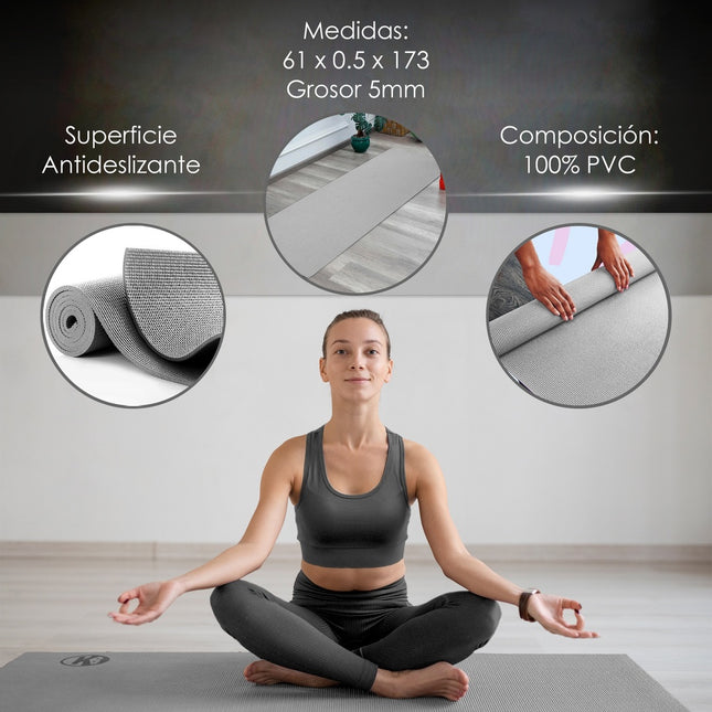 Manta de Yoga K6 de 5 mm con Bolso