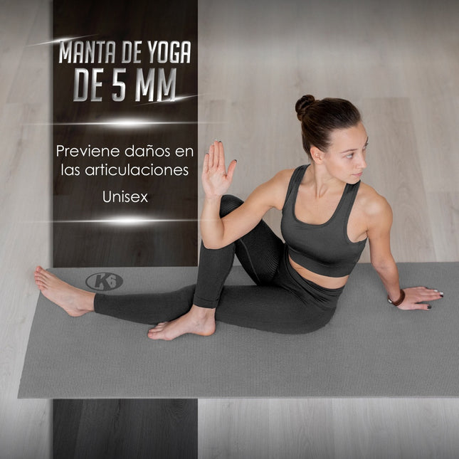 Manta de Yoga K6 de 5 mm con Bolso