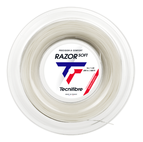 ROLLO TECNIFIBRE C.17 BLANCO RAZOR SOFT BLANCO 200 MT – Sport Pro Tennis