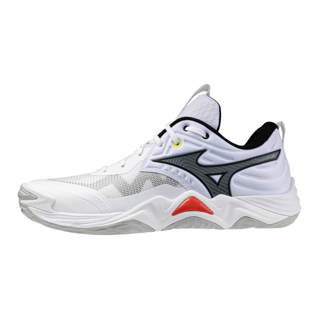 Zapato Voleibol Mizuno Wave Momentum Elite Blanco/Negro (Pista dura) (Unisex)