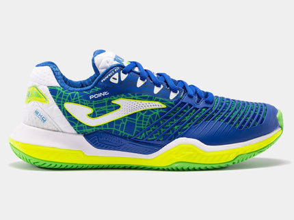 Tenis Joma Point 22 unisex royal amarillo flúor (Polvo de ladrillo)