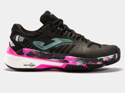 Tenis Joma  Slam 22 Negro/Fucsia Clay (Polvo de ladrillo) (Dama)