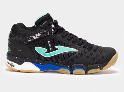 Zapatillas voleibol V.Blok Negro/Azul (Pista dura) (Caballero)