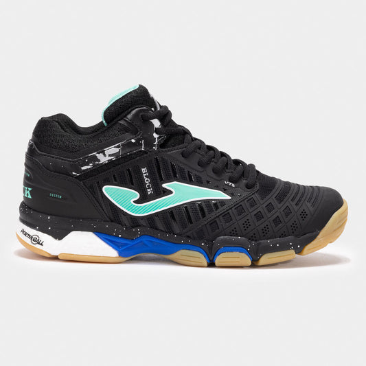 Zapatillas voleibol V.Blok Negro/Azul (Pista dura) (Caballero)