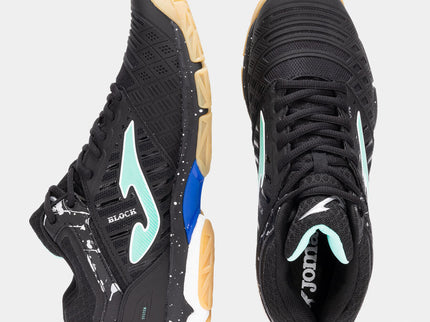 Zapatillas voleibol V.Blok Negro/Azul (Pista dura) (Caballero)