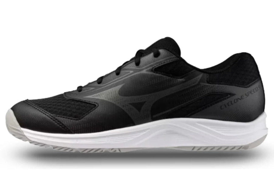 Zapato Indoor Voleibol Mizuno Cyclone Speed 5 NEGRO/BLANCO (Pista dura) (Dama)