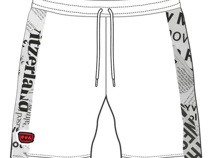 Pantaloneta White Newspaper