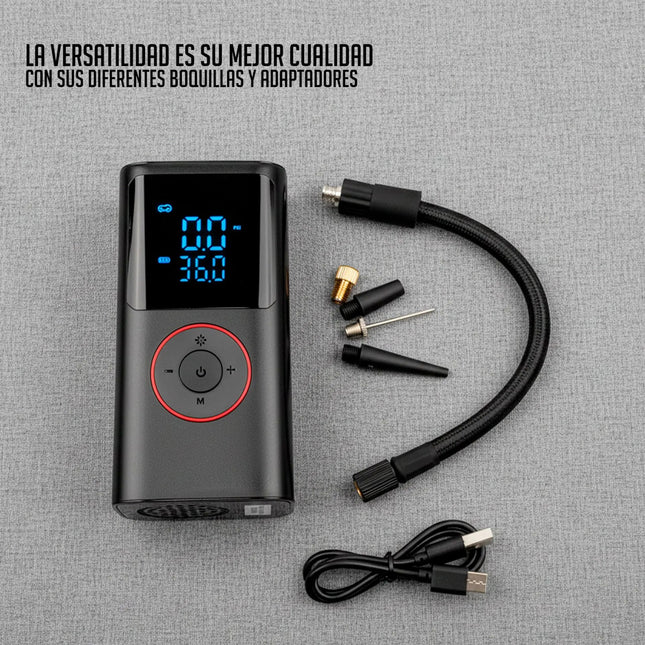 Inflador Eléctrico Portátil Multifuncional KX