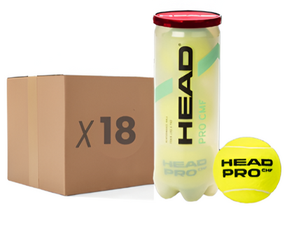 Caja de Pelotas Head Pro (18 tarros /3 bolas)