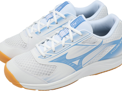 Zapato Voleibol Mizuno Cyclone Speed 5 White/Blue (Pista dura) (Unisex)