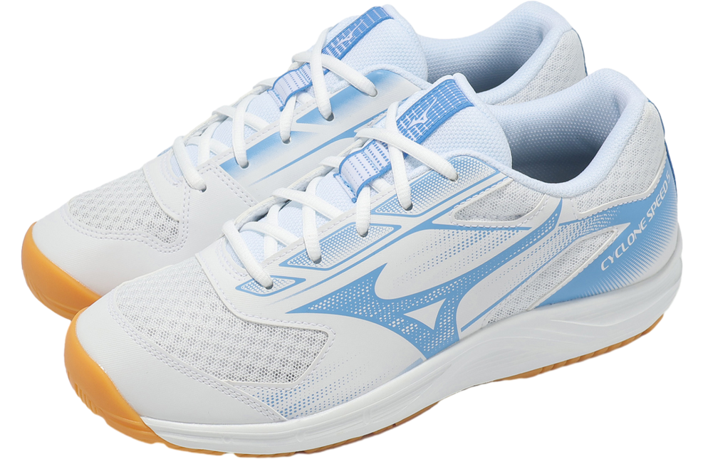 Zapato Voleibol Mizuno Cyclone Speed 5 White/Blue (Pista dura) (Unisex)