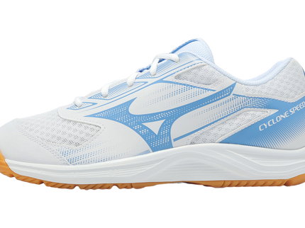 Zapato Voleibol Mizuno Cyclone Speed 5 White/Blue (Pista dura) (Unisex)