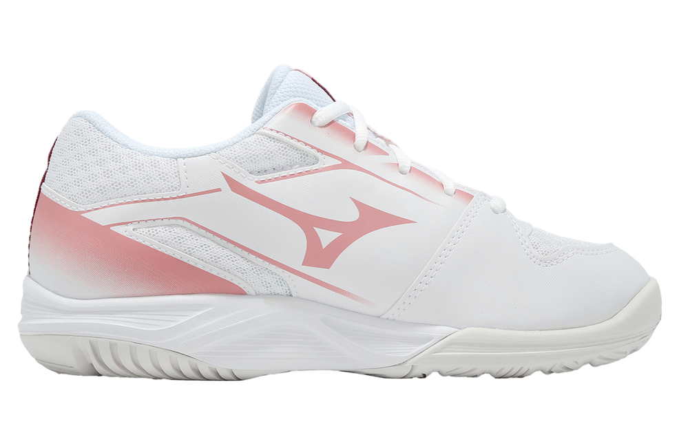 Zapato Voleibol Mizuno Cyclone Speed 5 White/Pink (Pista dura) (Dama)