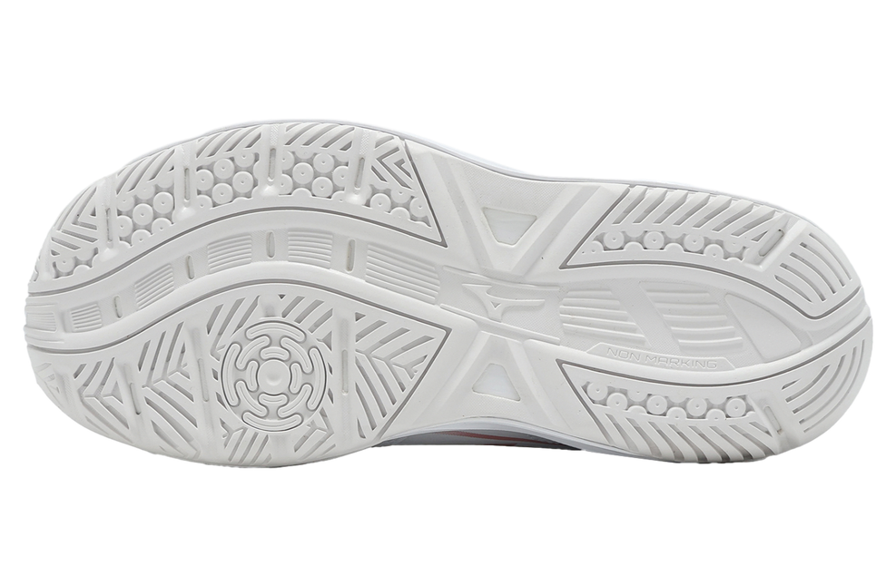 Zapato Voleibol Mizuno Cyclone Speed 5 White/Pink (Pista dura) (Dama)