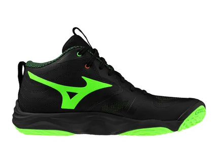 Botin Voleibol Mizuno Wave Momentum Elite Black/Glowapple (Pista dura) (Unisex)