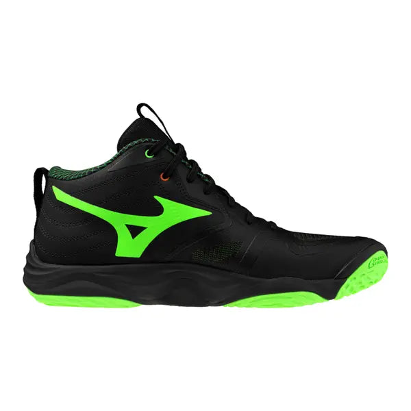 Botin Voleibol Mizuno Wave Momentum Elite Black/Glowapple (Pista dura) (Unisex)