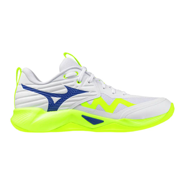 Zapato Voleibol Mizuno Wave Momentum Pro White/Lightyellow (Pista dura) (Unisex)