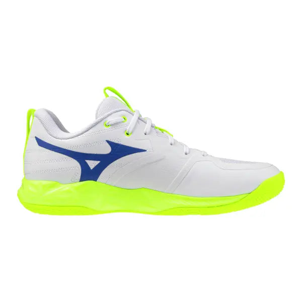 Zapato Voleibol Mizuno Wave Momentum Pro White/Lightyellow (Pista dura) (Unisex)
