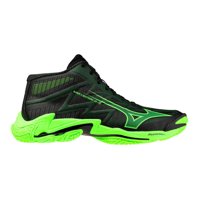 Botin Voleibol Mizuno Wave Lightning Elite Black/Glowapple (Pista duia) (Unisex)