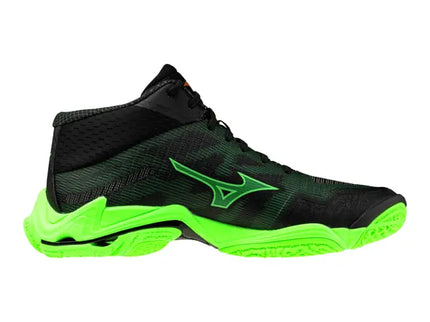 Botin Voleibol Mizuno Wave Lightning Elite Black/Glowapple (Pista duia) (Unisex)