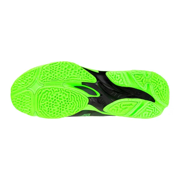 Botin Voleibol Mizuno Wave Lightning Elite Black/Glowapple (Pista duia) (Unisex)