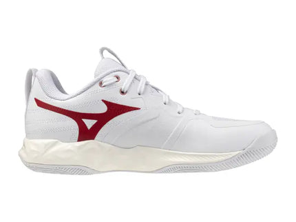 Zapatilla Voleibol Mizuno Wave Momentum Pro White/Pink (Pista dura) (Dama)