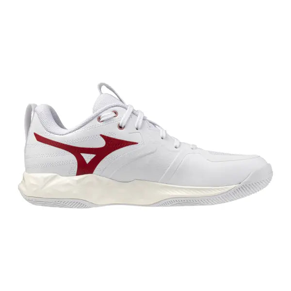 Zapatilla Voleibol Mizuno Wave Momentum Pro White/Pink (Pista dura) (Dama)