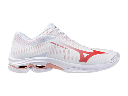 Zapato Voleibol Mizuno Wave Lightning Pro White/Pink (Pista dura) (Dama)