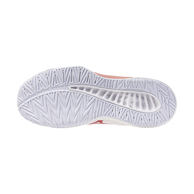 Zapato Voleibol Mizuno Lightning Select White/Pink (Pista dura) (Dama)