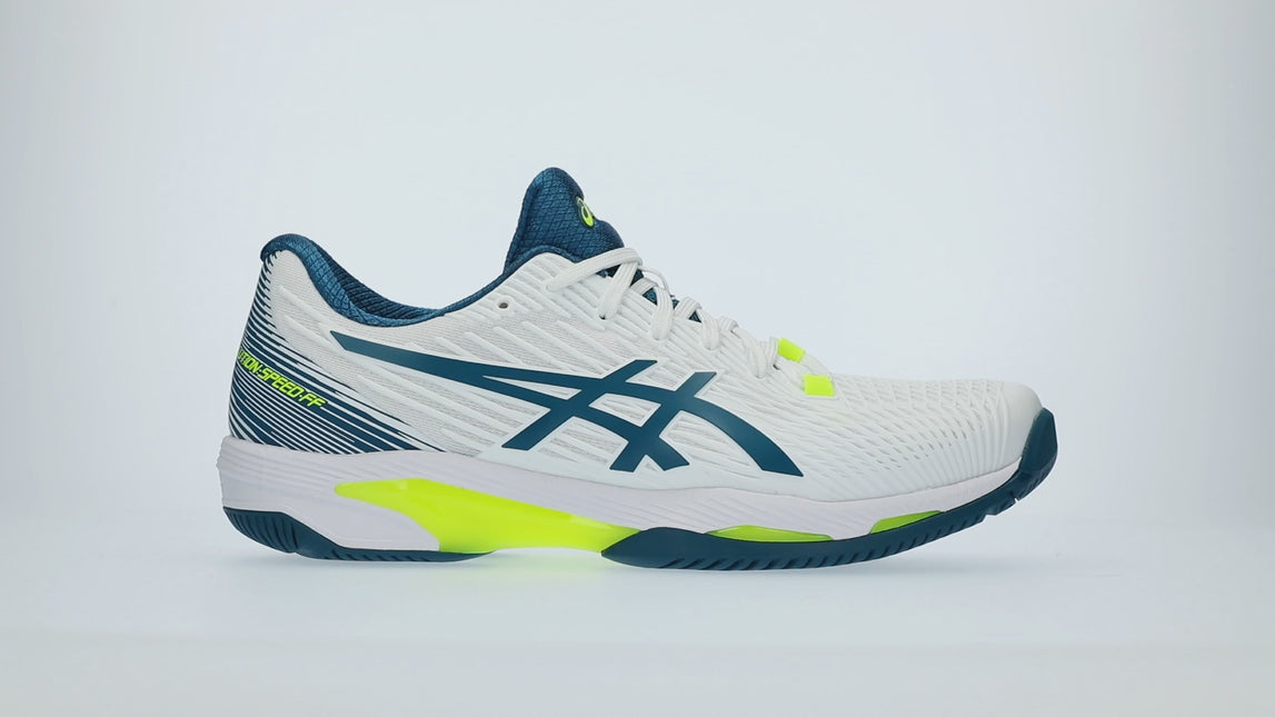 SOLUTION SPEED FF 2 WHITE/RESTFUL TEAL (Pista dura) (Caballero)