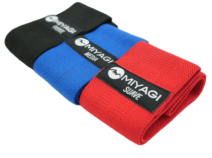 SET DE 3 BANDAS POLIESTER-LATEX MIYAGI M3003