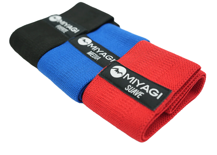 SET DE 3 BANDAS POLIESTER-LATEX MIYAGI M3003