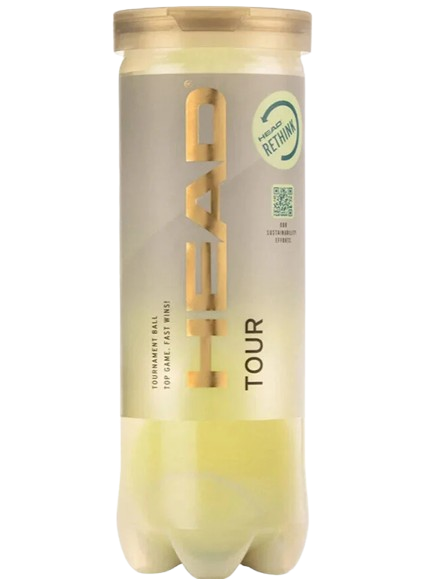 Caja de Pelotas Head Tour (18 tarros /3 bolas)