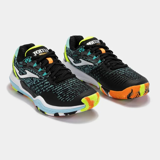 TENIS JOMA POINT MEN 2201 NEGRO (Polvo de ladrillo) (Caballero)