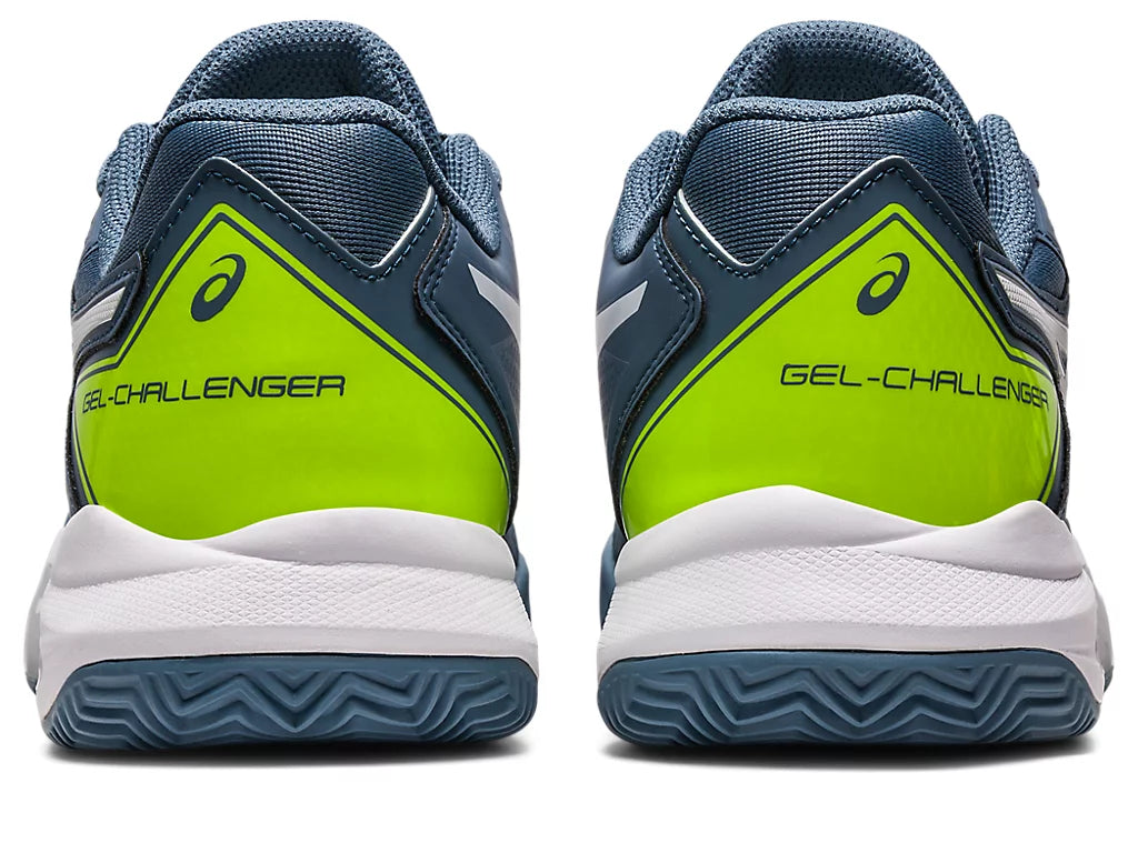 GEL-CHALLENGER 13 CLAY STEEL BLUE/WHITE (Polvo de ladrillo)