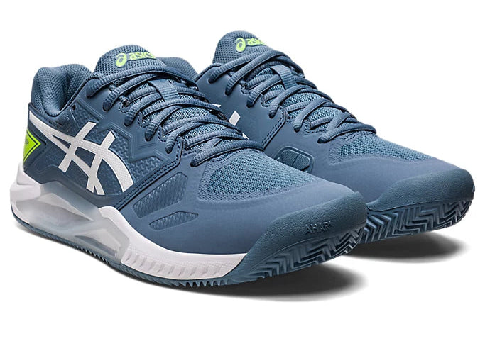 GEL-CHALLENGER 13 CLAY STEEL BLUE/WHITE (Polvo de ladrillo)