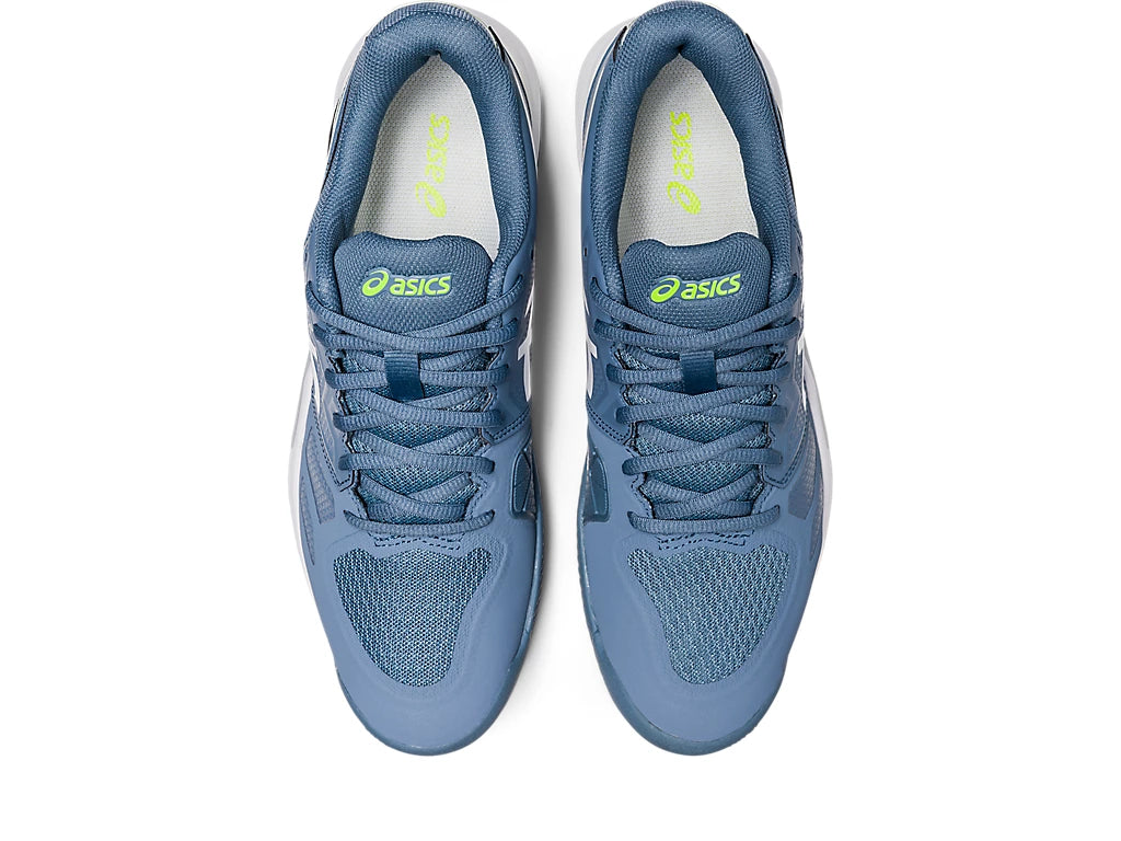 GEL-CHALLENGER 13 CLAY STEEL BLUE/WHITE (Polvo de ladrillo)
