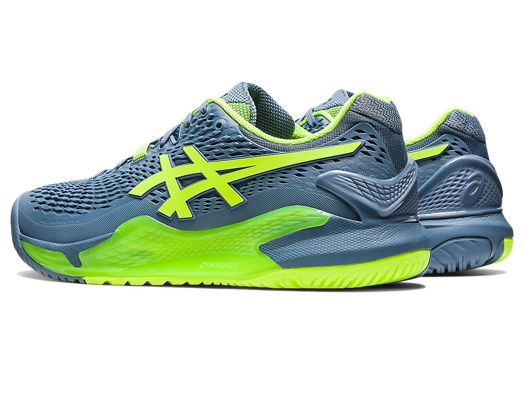 GEL-RESOLUTION 9 STEEL BLUE/HAZARD G (Pista dura)