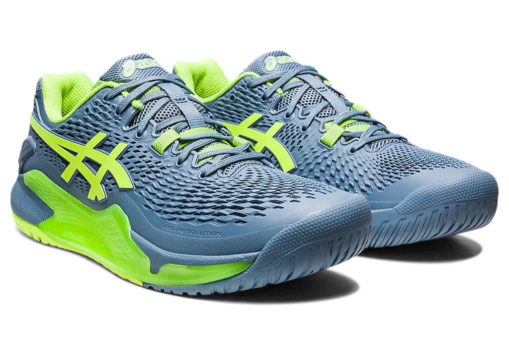 GEL-RESOLUTION 9 STEEL BLUE/HAZARD G (Pista dura)