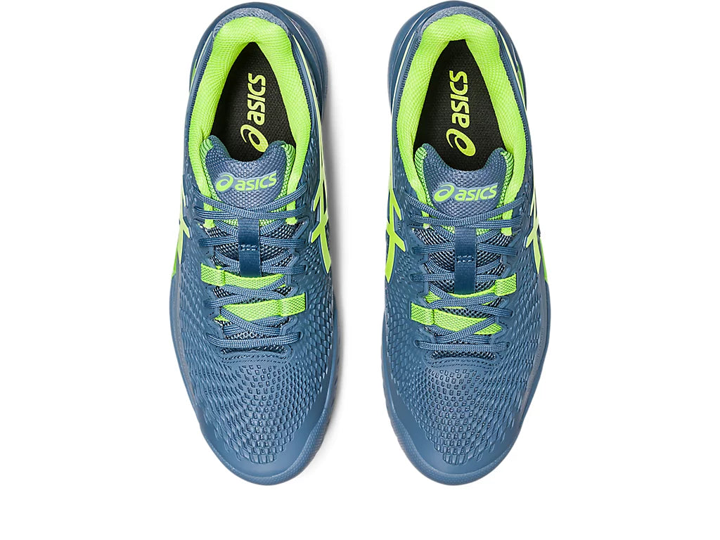 GEL-RESOLUTION 9 STEEL BLUE/HAZARD G (Pista dura)