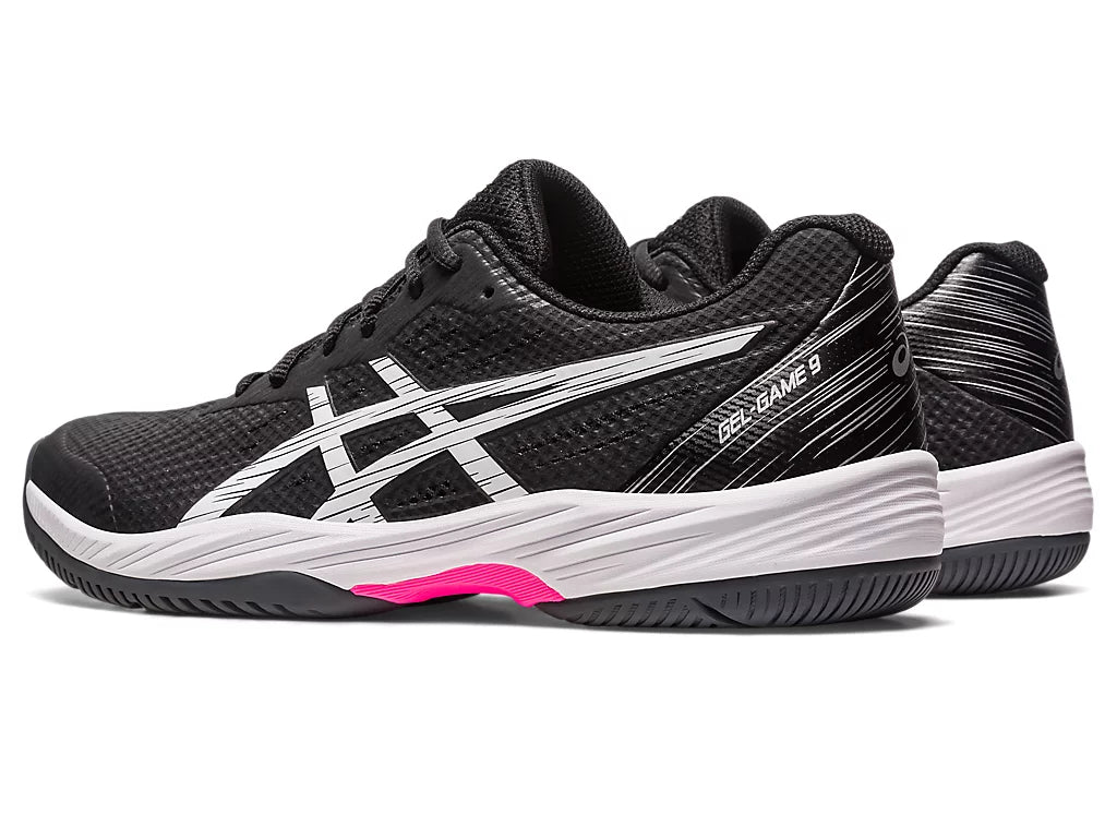 GEL GAME 9 BLACK/ HOT PINK (Pista dura)