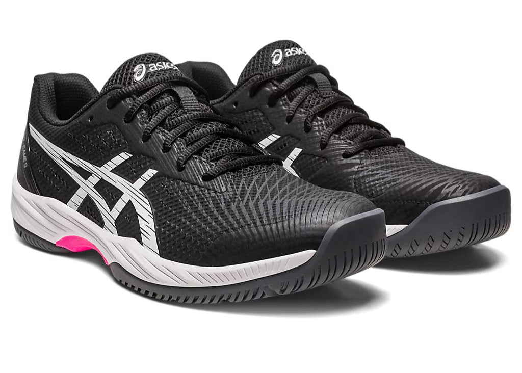 GEL GAME 9 BLACK/ HOT PINK (Pista dura)