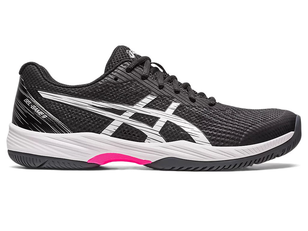 GEL GAME 9 BLACK/ HOT PINK (Pista dura)