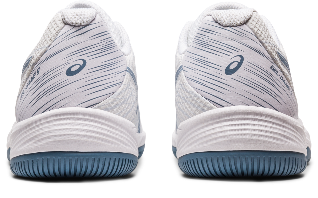 GEL-GAME 9 WHITE/STEEL BLUE (Pista dura) (Caballero)