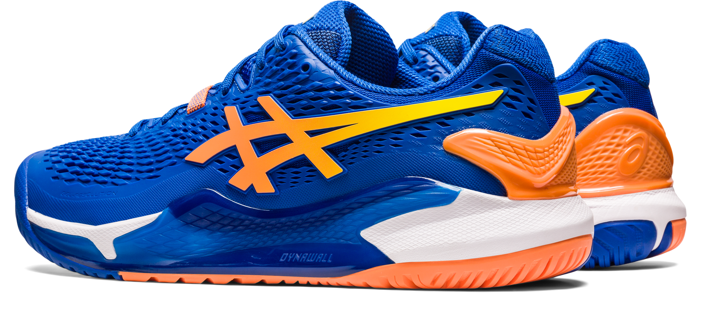 GEL-RESOLUTION 9 TUNA BLUE/SUN PEACH (Pista dura)