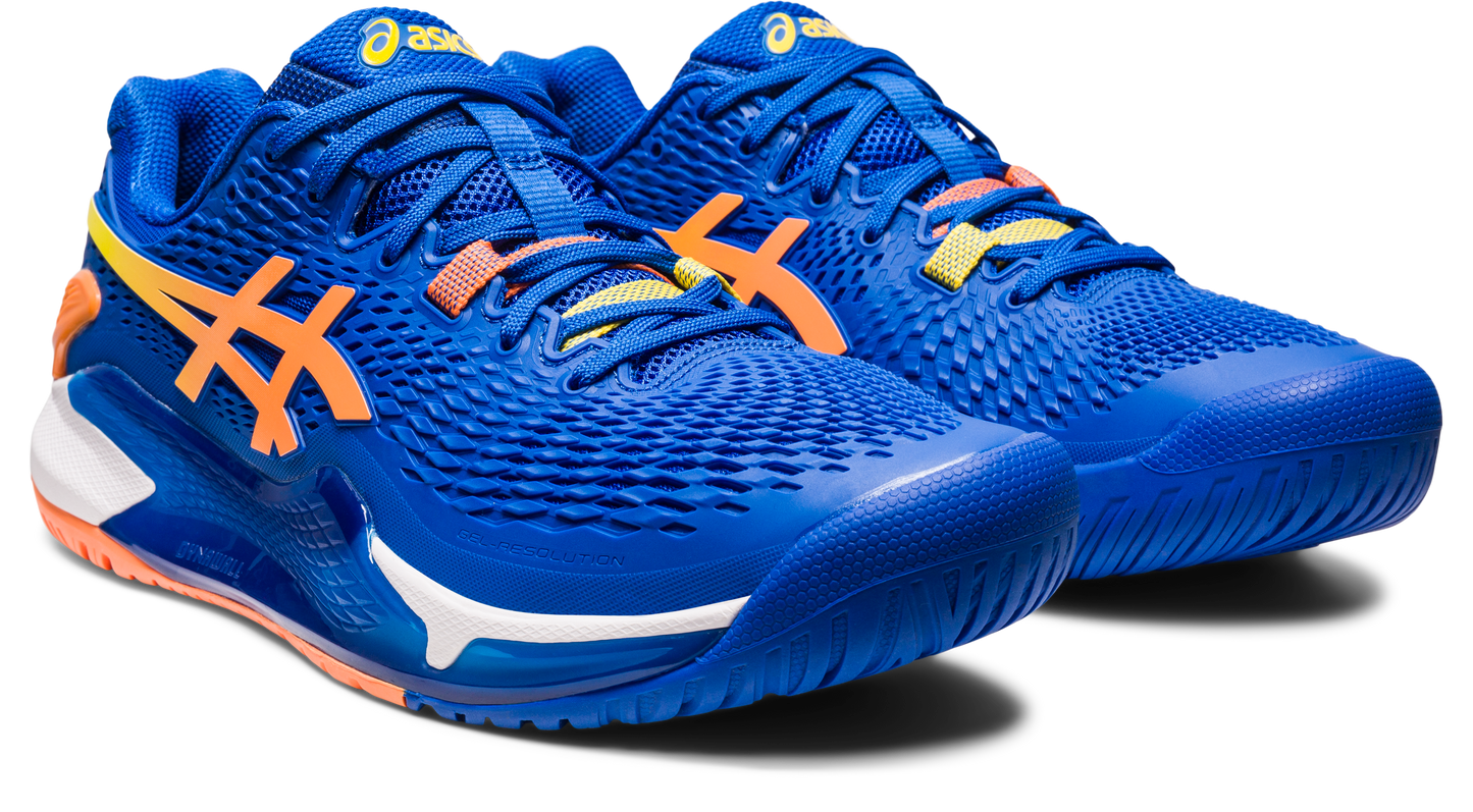 GEL-RESOLUTION 9 TUNA BLUE/SUN PEACH (Pista dura)