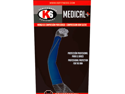 Mangas de Compresión K6 Azul