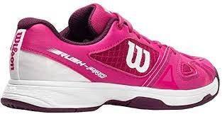 Wilson rosado/ blanco Rush pro junior
